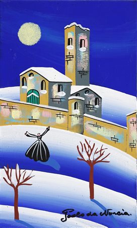 DA NORCIA PAOLO (n. 1953) Senza titolo, 2007. Olio su cartone telato. Cm...