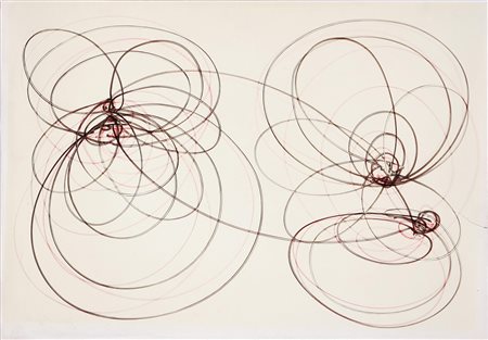 CRIPPA ROBERTO (1921 - 1972) Spirali. Pennarelli su carta. Cm 50x35.