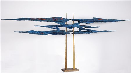 DI GENNARO PINO (n. 1951) Alle porte dell'azzurro, 1986. Bronzo. Cm...