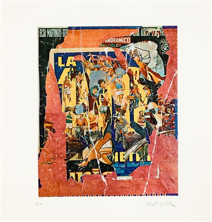 MIMMO ROTELLA (1918-2006) - Senza Titolo