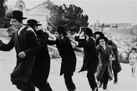 Leonard Freed (1929-2006)  - Hasidic Jews, Jerusalem, 1962