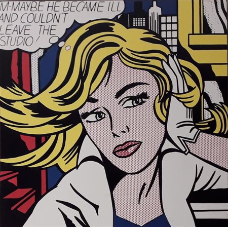 LICHTENSTEIN ROY Manhattan (Stati Uniti) 1923 Senza titolo Off set vintage...