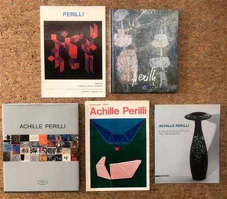 ACHILLE PERILLI - Lotto unico di 5 cataloghi