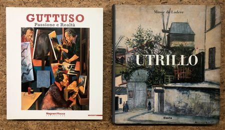 RENATO GUTTUSO E MAURICE UTRILLO - Lotto unico di 2 cataloghi