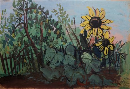 SPAZZAPAN LUIGI  (1889 - 1958) - Girasole gigante.