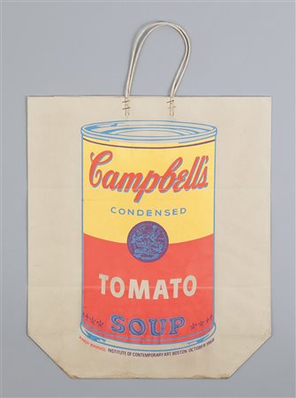 WARHOL ANDY (1928 - 1987) - D'apres. Campbell's Soup Can on Shopping Bag.