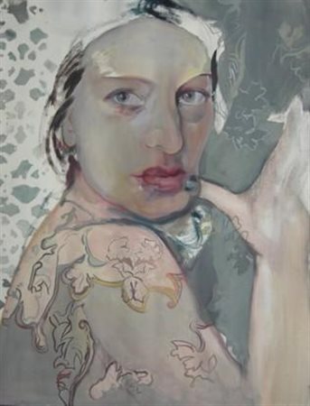 ALESSANDRA DI FRANCESCO Anna, 2011 Olio su carta cm 65x50