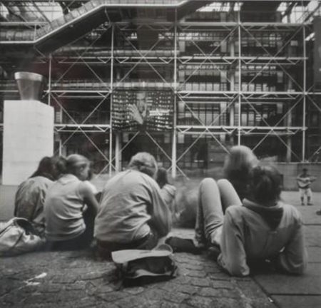 LUIGI TOLOTTI Centre Ponpidou attesa, 2008 foto stenopeica su carta (1/5) cm...