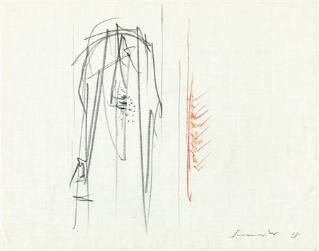 EMILIO SCANAVINO (1922-1986) - Senza Titolo, 1958
