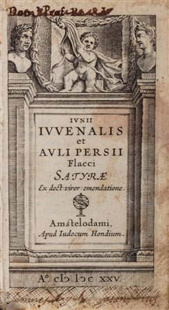 Giovenale, Decimo Giunio - Iunii Iuvenalis et Auli Persii Flacci Satyre