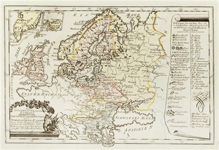 Atlante / Reilly, von, Franz Johann Joseph - Schauplatz der fünf Theile der Welt mit beständiger Rücksicht auf die besten Originalwerke in drey Theile zusammengetragen von einer Gesselschaft Geographen