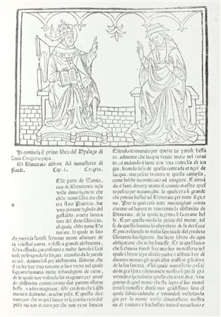 Gregorio I, papa - Dialoghi. Incomincia il prologo del volgarizzatore del dialogo del sancto Gregorio Papa