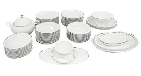 Rosenthal, Studio-linie, Germany, servizio di piatti completo ed elegantissimo composto da : 24 piatti piani, 24 piatti 