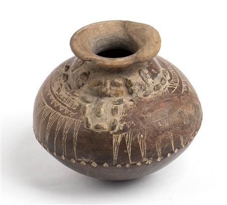 OLLA CON VISO STILIZZATO
Cultura Guanacaste - Nicoya, IV secolo d.C.