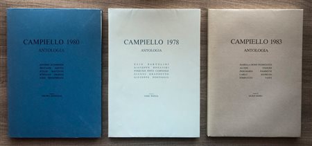 ANTOLOGIA DEL CAMPIELLO (SASSU, POZZA E ANNIGONI) - Lotto unico di 3 cataloghi