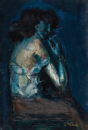 Mario Sironi , Figura femminile seduta
