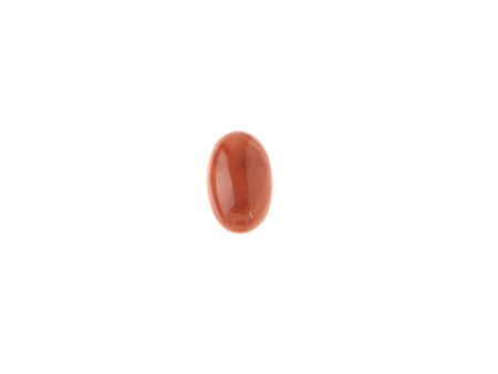 CORALLO ROSSO di forma ovale, taglio cabochon mm 28x18x8 g 5,54