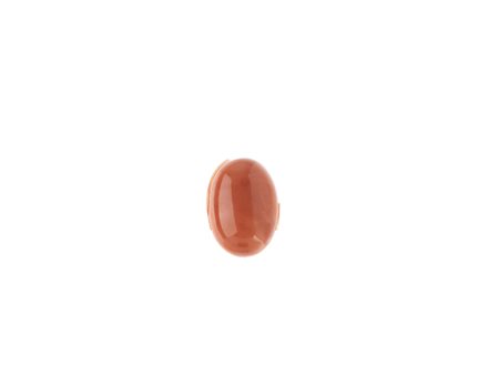 CORALLO ROSSO di forma ovale, taglio cabochon mm 25x18x8, g 5,37