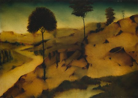 WALTER DI GIUSTO (1946) - Paesaggio interiore, 1984