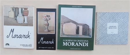 GIORGIO MORANDI – Lotto unico di 3 cataloghi