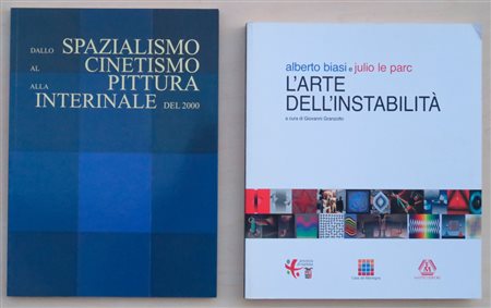 SPAZIALISMO E CINETISMO (BIASI, LE PARC, DELUIGI, BACCI E ALTRI) - Lotto unico di 2 cataloghi