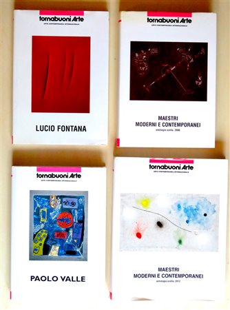 TORNABUONI ARTE – Lotto unico di 4 cataloghi (1 di LUCIO FONTANA)