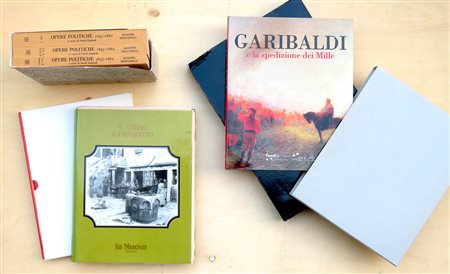 GARIBALDI E STORIA ITALIANA – Lotto unico di 4 libri