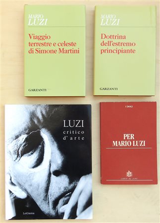 MARIO LUZI – Lotto unico di 4 libri dedicati al poeta e critico d'arte