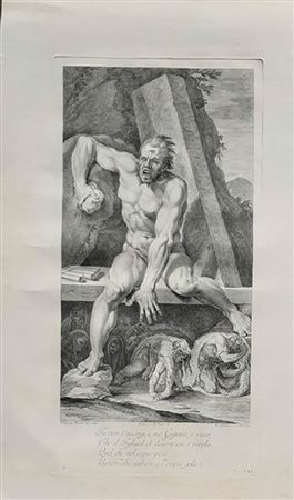 Bartolomeo Crivellari (Venezia, 1716-1777), da disegno di Domenico Maria Fratta (1696-1763) da Pellegrino Tibaldi (Valsolda, 1527 – Milano, 1596)<br>POLIFEMO