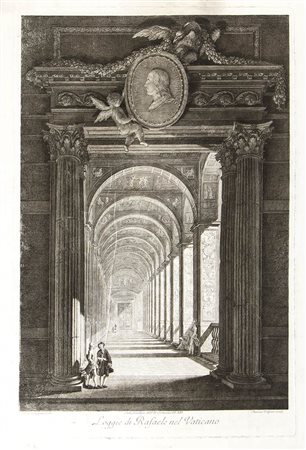 GIOVANNI VOLPATO (1735 – 1803), GIOVANNI OTTAVIANI, GAETANO SAVORELLI (1772 fl-1791), PIETRO CAMPORESE (1726 - 1781) <br>Logge di Rafaele nel Vaticano