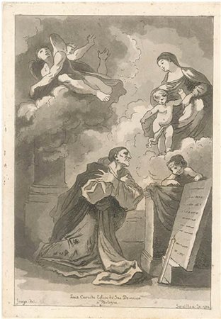 Jean-Claude Richard de Saint-Non (Abbé de Saint-Non)<br>Apparizione della Vergine a San Giacinto
