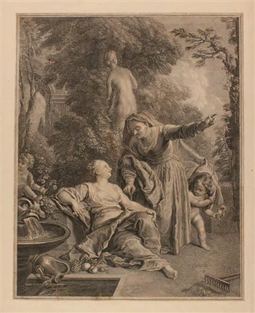 Jacques Chereau (1688-1776)<br>Vertumno e Pomona