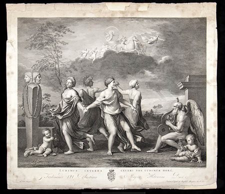 Stafano Tofanelli (1752-1812)<br>La danza delle Ore: "Ludimus. Interea celeri nos ludimor hora"