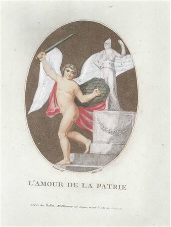 Jean-Baptiste Mallet (1759 - 1835)<br>L'Amour de la Patrie