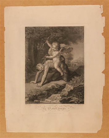  Jean François Mariage (1785-1828)<br>L'Amour Vainqueur/Le Satir Dompté