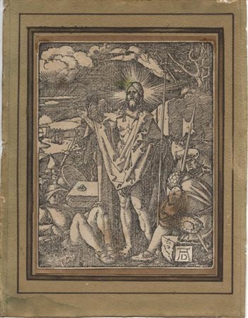 AUTORE IGNOTO<br>Copia da "The Resurrection" di Albrecht Dürer