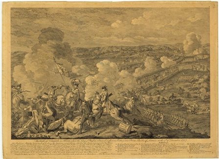 <br>The Battle of Neumark, in Slesia, where the King of Prussia obtained a glorious Victory over Prince Charles of Lorrain, on the 5.th of December, 1757