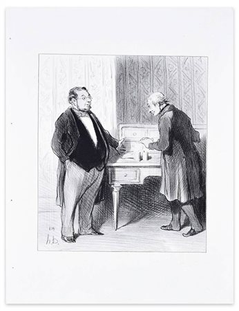 Honoré Daumier<br>Monsieur Par Suite De La Fusion... 