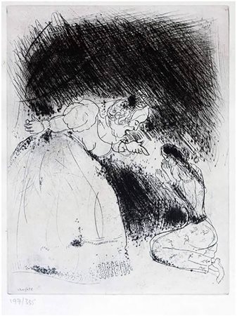 Marc Chagall<br>La Femme du Gouverneur Gronde sa Fille
