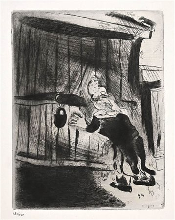 Marc Chagall<br>Pliouchkine à la porte