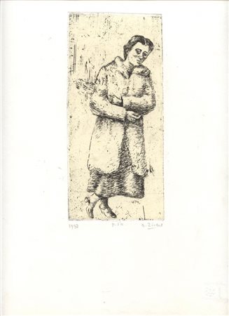 ALBERTO ZIVERI<br>Katy in piedi, 1937