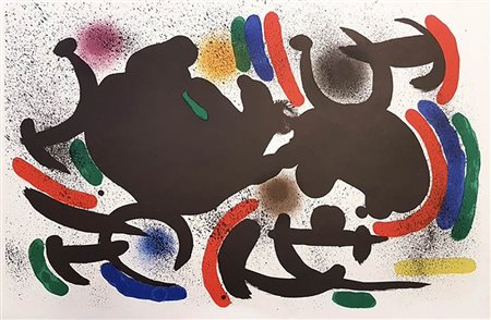 Joan Miró<br>Mirò Lithographe I - Plate VII