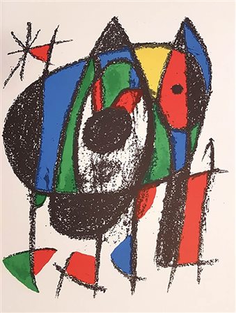 Joan Miró<br>Mirò Lithographe II - Plate V