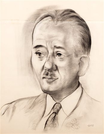 George Grosz (Berlino 1893-1959)  - Ritratto di Wolfram Ertinger, 1938