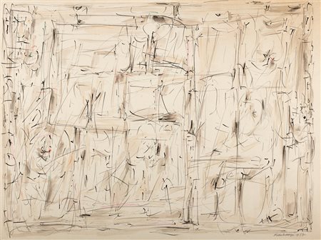 Piero Dorazio (Roma 1927-Perugia 2005)  - Composizione astratta, 1957