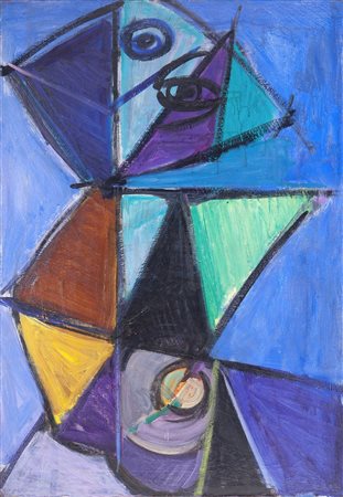 Ennio Morlotti (Lecco 1910-Milano 1992)  - Figura (Immagine), 1948