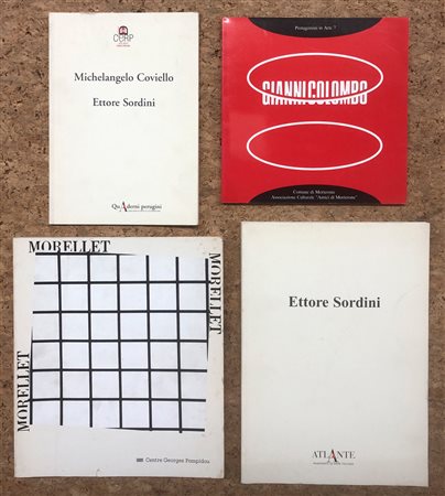 ARTE DEL DOPOGUERRA (MORELLET, COLOMBO E SORDINI) - Lotto unico di 4 cataloghi