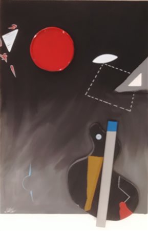 DANGELO SERGIO Milano 1932 “Alla luna”