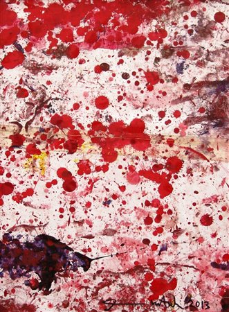 HERMANN NITSCH, Hymnen an die nacht, 2013