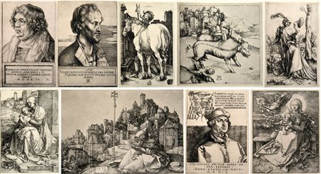 ALBRECHT DÜRER, senza titolo (lotto unico con nove opere)